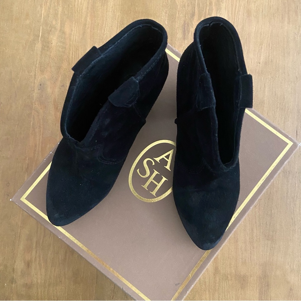 Winter Ankle boots with 2 inch heel by Ash Italian fashion brand.